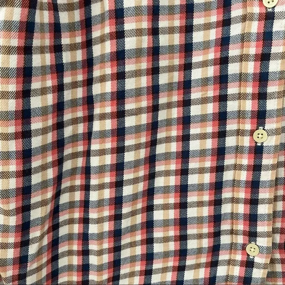 Madewell Plaid Flannel Button Down Top - Picture 3 of 4